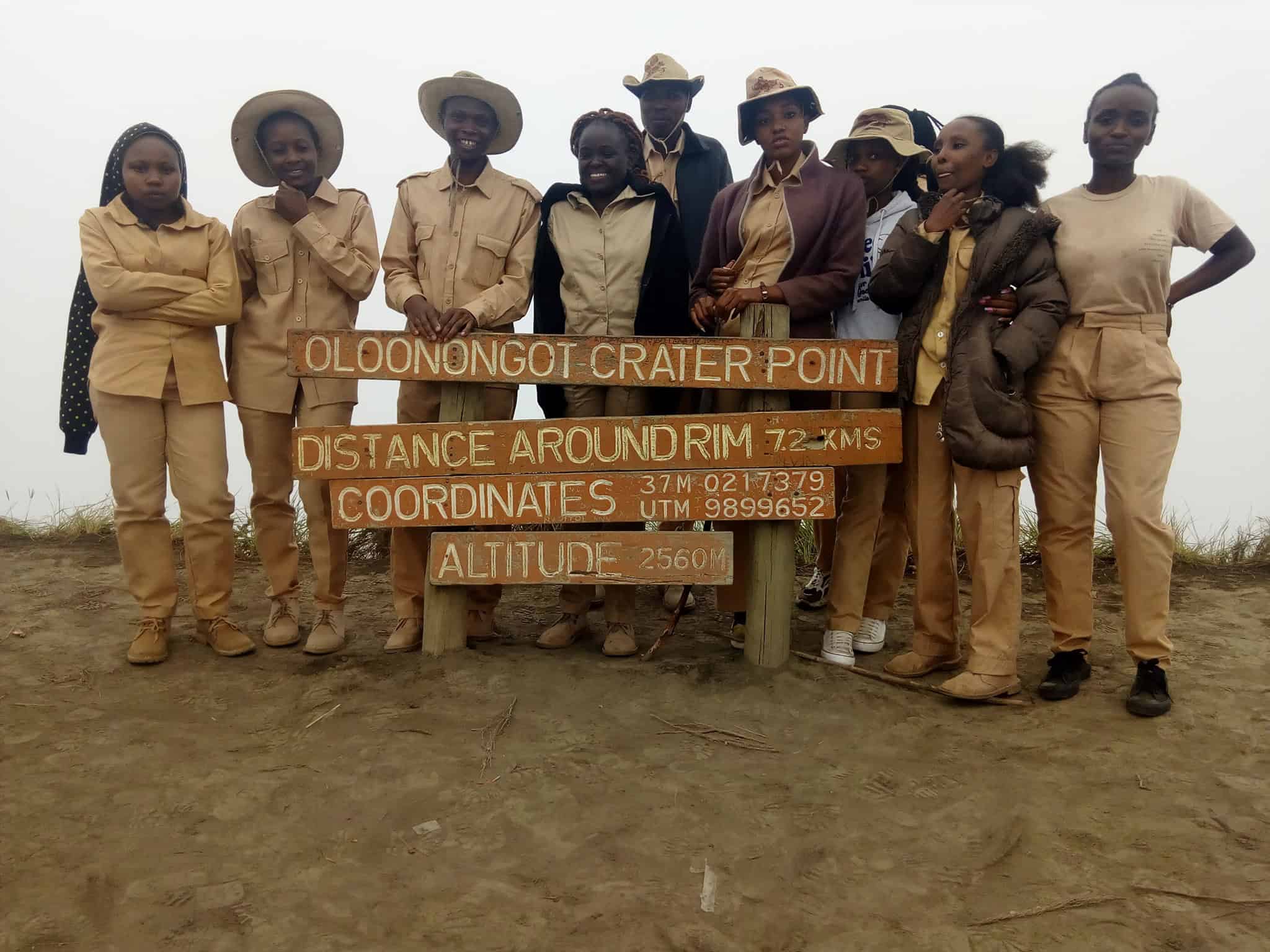 statwan technical tour guide students in tour guide uniform in kenya